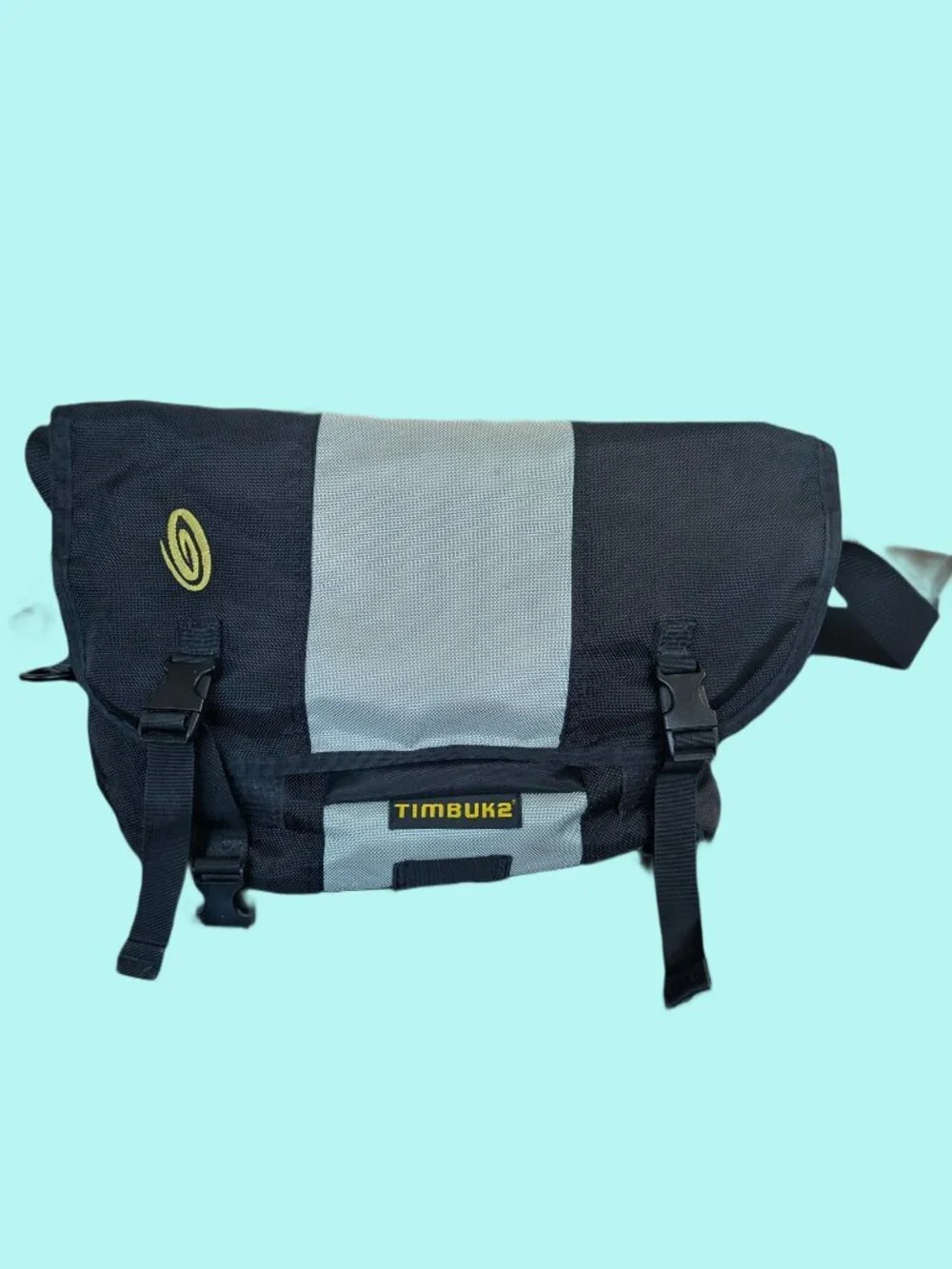 Timbuk2 Black and Gray Messenger Bag with Adjustable Shoulder strap